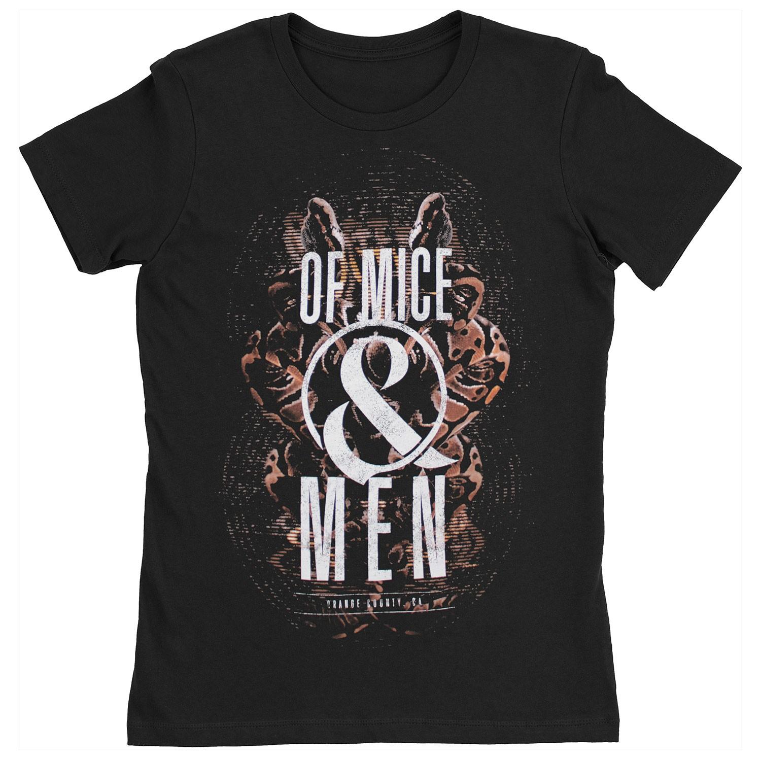 Men s Of Mice & Men Orange County, CA T-shirt XXX-Large Black S
