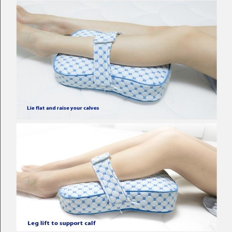 Leg Lift Pillow Adjustable Strap Leg Support Sleep Aid Ergonomic Back Pain Relief Removable Washable Cover