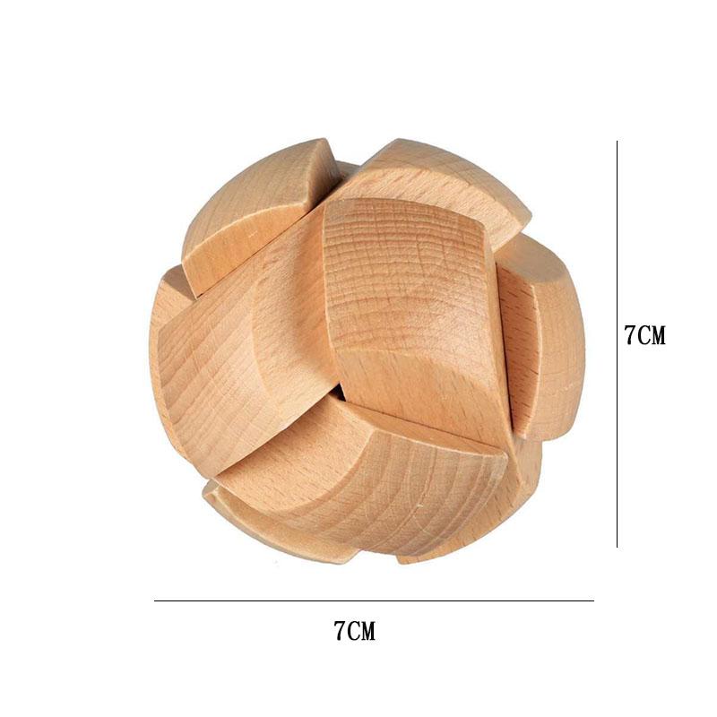 

Волшебный шар-пазл Головоломки Лубаня Деревянный Футбол Разблокировка Соединяющиеся IQ Логическая Задача Образовательные Игрушки Дети Подростки