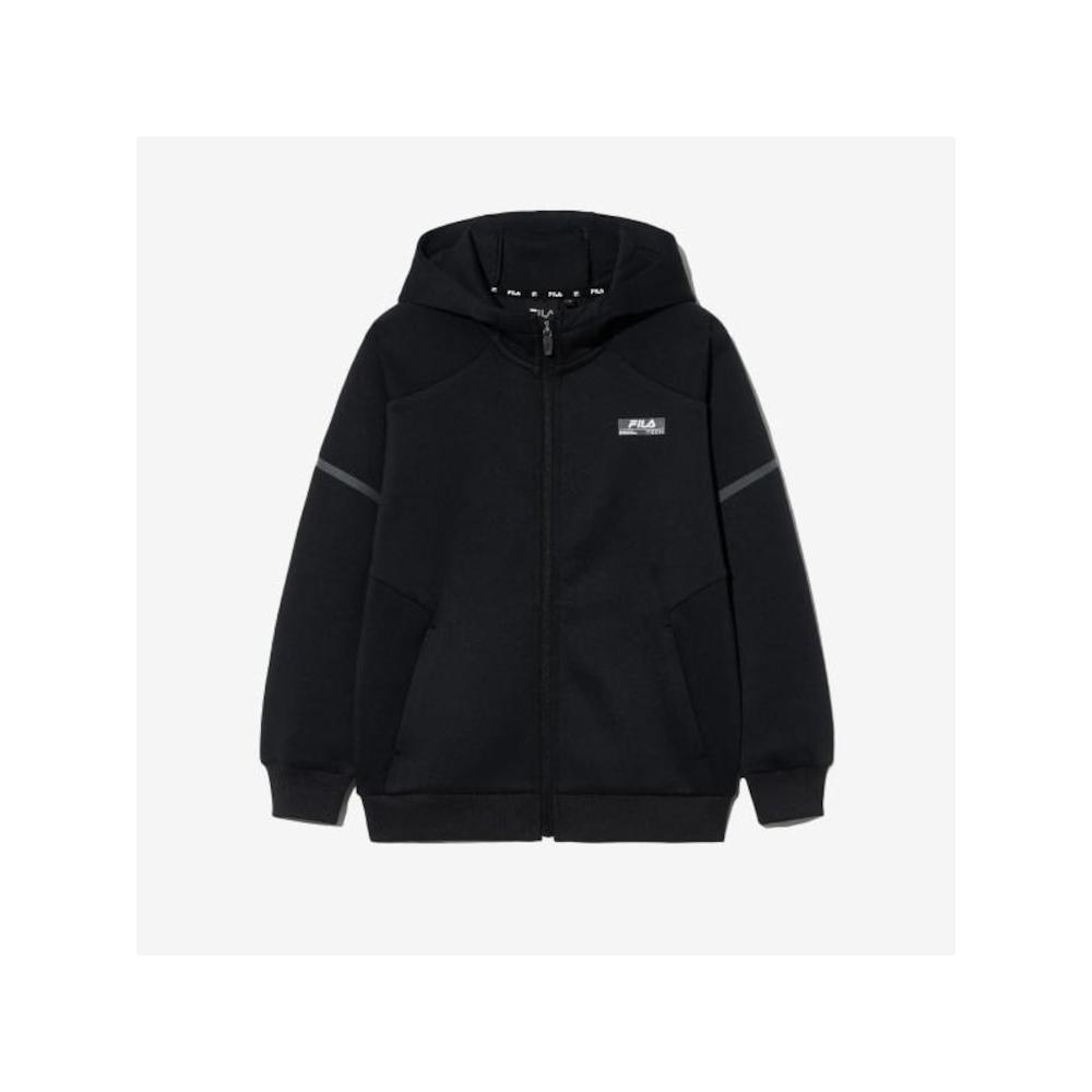 

[fila Kids] Pf Cushion Paper Hoodie Zip Up Fk2ftg3301m Blk q0zFk2ftg3301mBlk BLACK/130