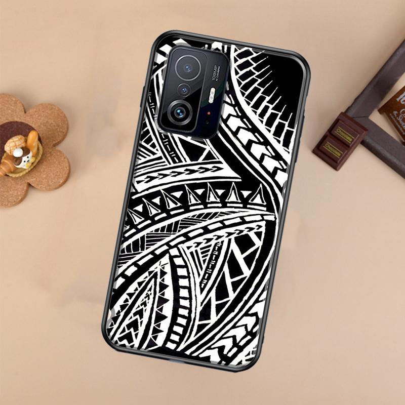 Maori Tribal Samoan Polynesian Case For Xiaomi 13 14 Ultra 11T 12T 13T 14T Pro POCO X7 Pro X3 X5 X6 F3 F5 F6 M6 Pro Cover