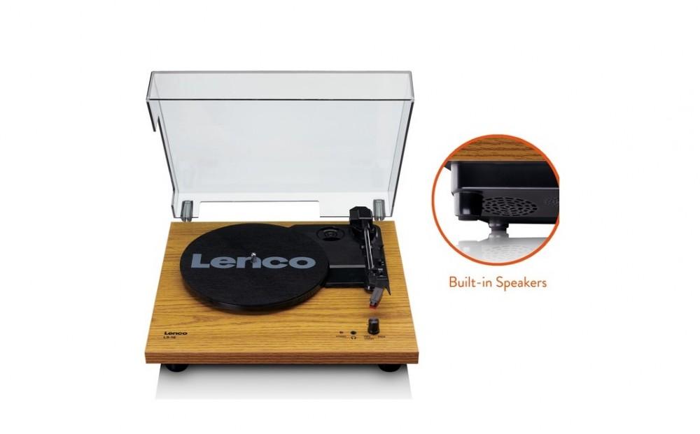 

Lenco LS 10 Turntable with built-in speakers wood, Lenco коричневий