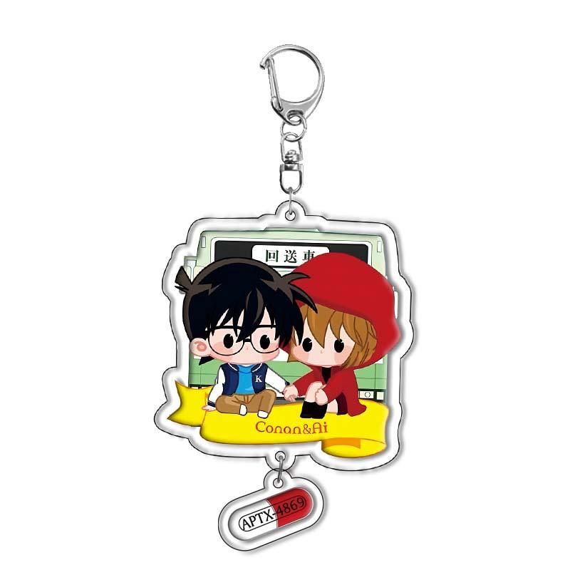 Anime Detective Conan Kudo Shinichi Acrylic Keychain Pendant Cross Border Ready Stock Anime Merchandise Collectible Gift