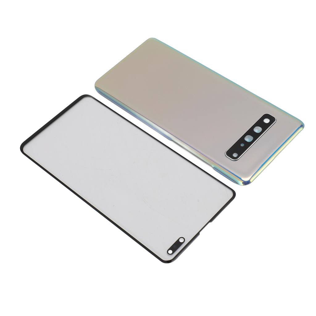 Back Glass Replacement and Front Outer Lens Glass Screen with Camera Lens Tape Parts Repair Tools for S10 5G