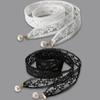 Sweet Decorative Lace Waist Belts Pearl Pendant Clothing Accessories Chain Belt Elegant Dress Waist Chain for Women