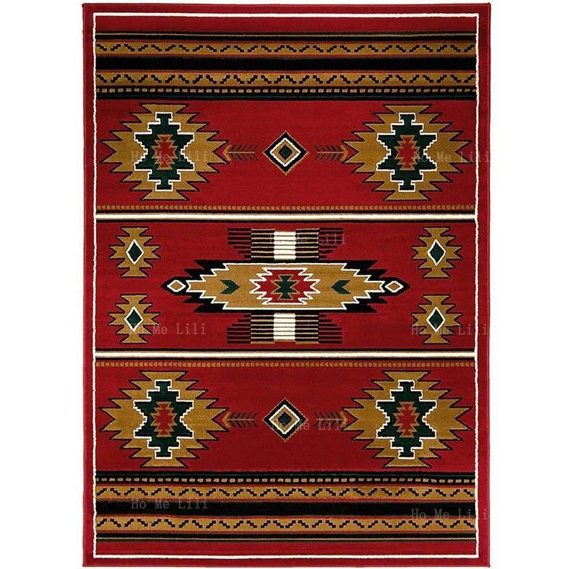 Tribal Animal Moroccan Turkish Southwest Native American Navajo Indian Rustic Lodge Aztec Geometric Modern Flannel Floor Rugs
