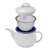 Toyo Horo pure enamel teapot (with strainer) White Size: Approx. W18 D10.6 H12.5 PU-2306