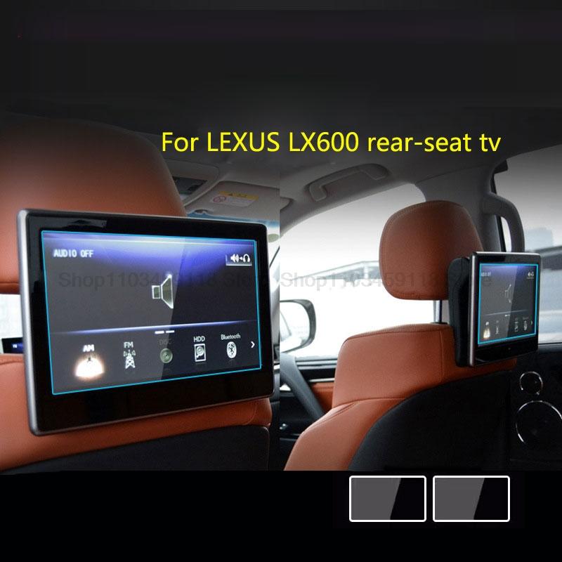 2 Pcs Tempered Glass Screen Protective Film For LEXUS LX600 Rear-seat Tv Back Seat TV Touchscreen Anti-scratch