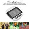Elderly Step Counter LCD Display Clear Screen Accurate Walking Pedometer with Clip