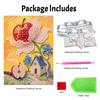Pearl painting handmade diy 5D pearl painting kit apple flower house train landscape home wall decoration art