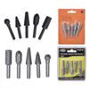 5-Piece Woodworking Rotary Burr Set - Irregular Shape Carving & Grinding Heads