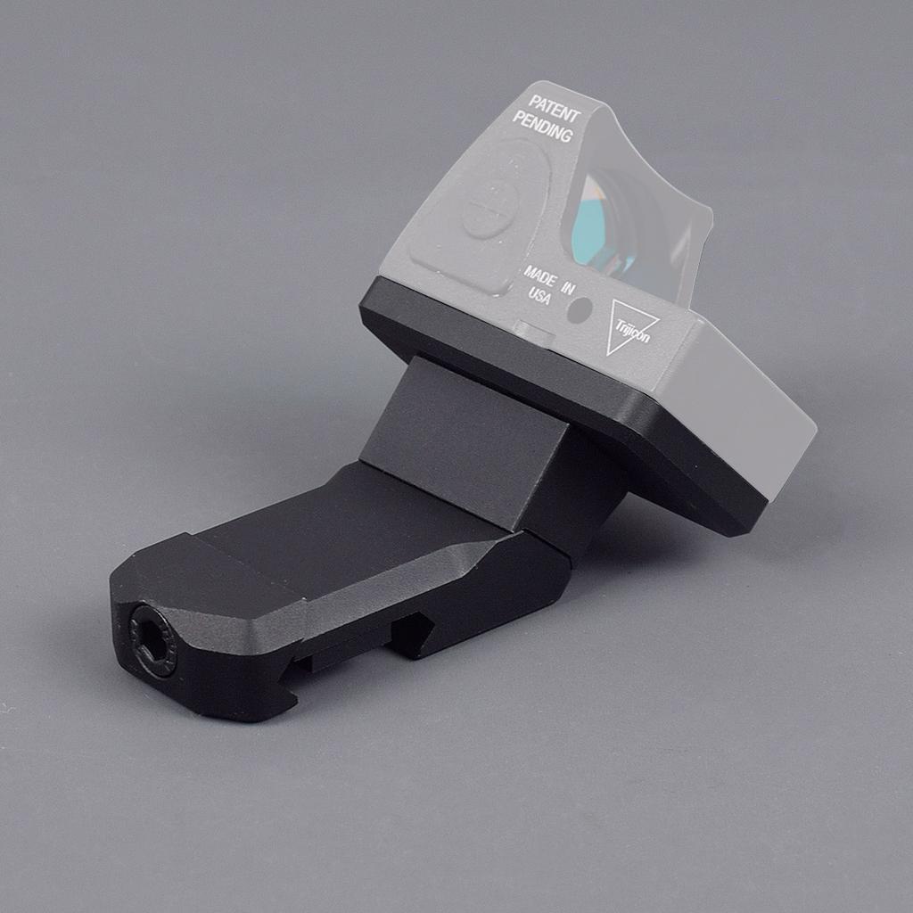 35/45 Degrees Offset Optical Side Metal Mount For T01 T02 RM Red Dot Sight Scope Base Bracket 20mm Rail Hunting Accessories