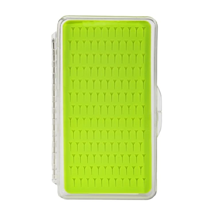 Fly Fishing Hook Box with Silicone Pad Waterproof Fishing Gear, 2 Size Optional