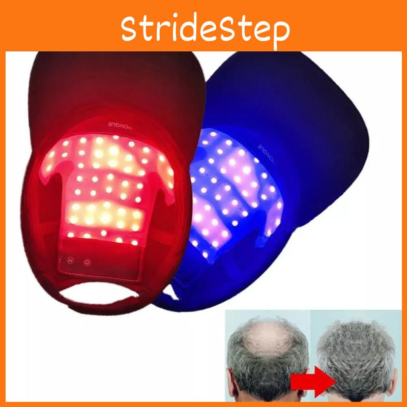 Led Laser Red Blue Light Therapy Hair Growth Cap Fast Regrowth Anti Loss Hair