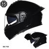 Orz Motorcycle Modular Helmet Dual Visor With Spoiler Full Face Open Men Women All Season Bluetooth Ready