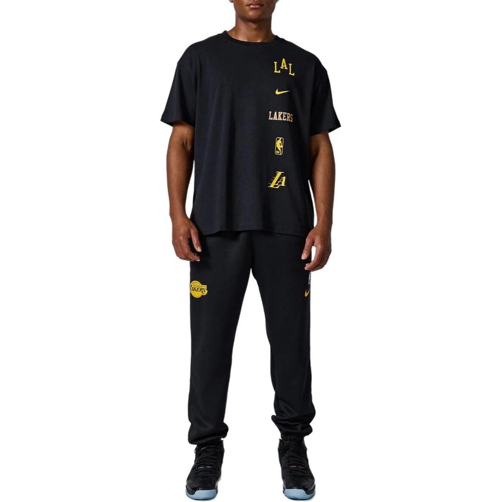 Nike T Shirt City Edition 2023/24, Los Angeles Lakers Men's Black FN2024-010