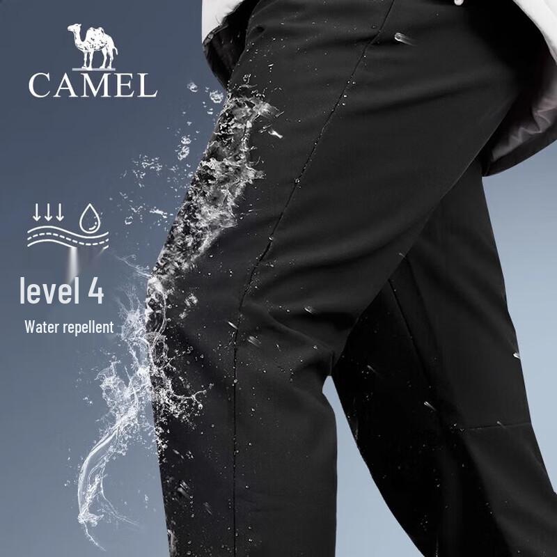 CAMEL Men's Fleece-Lined Outdoor Softshell Pants