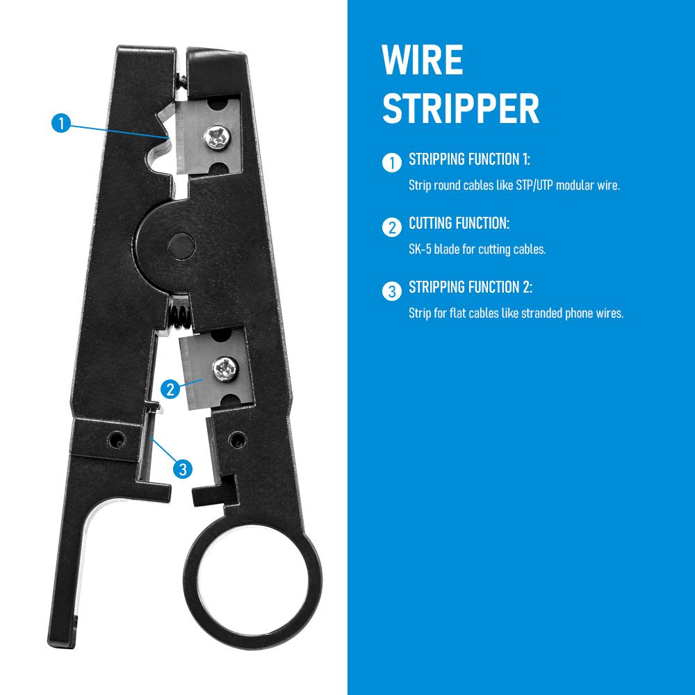 Dispozitiv de dezis cablu coaxial multifuncțional Dispozitiv de dezinfectare a sârmei Dispozitiv de tăiat cabluri de rețea Dispozitiv de tăiat cabluri de rețea Instrument de rețea de peeling rotativ