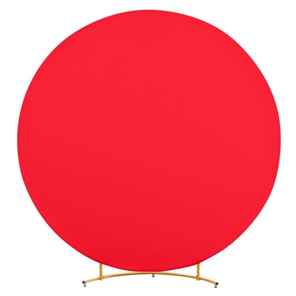 New Pure Color Round Backdrop Cover Elastic 4FT Circle Arch Stand Cover Polyester Stretchy Backdrops Wedding