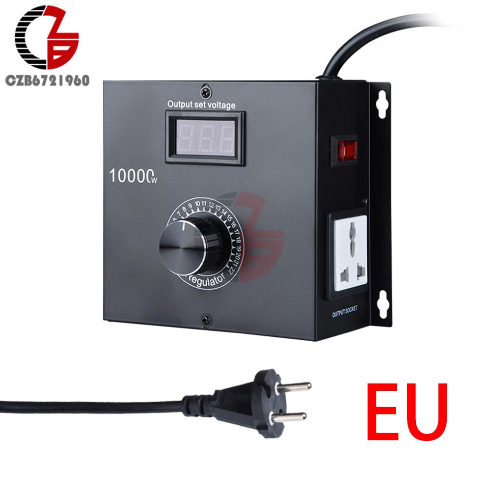 10000W AC 220V Elektrický regulátor napětí Regulátor Konvertor Regulátor Transformátor Variabilní napětí Stmívač Regulátor rychlosti