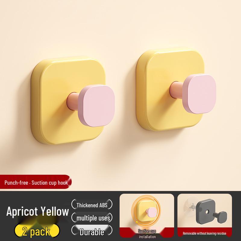 Macaron Adhesive Wall Hook - Coat Rack for Entryway, Bedroom, Living Room