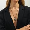 Salircon Minimalism Retro Adjustable Rope Chain Necklace for Women Creative Pony Pendant Choker Necklace Fashion  Jewelry New