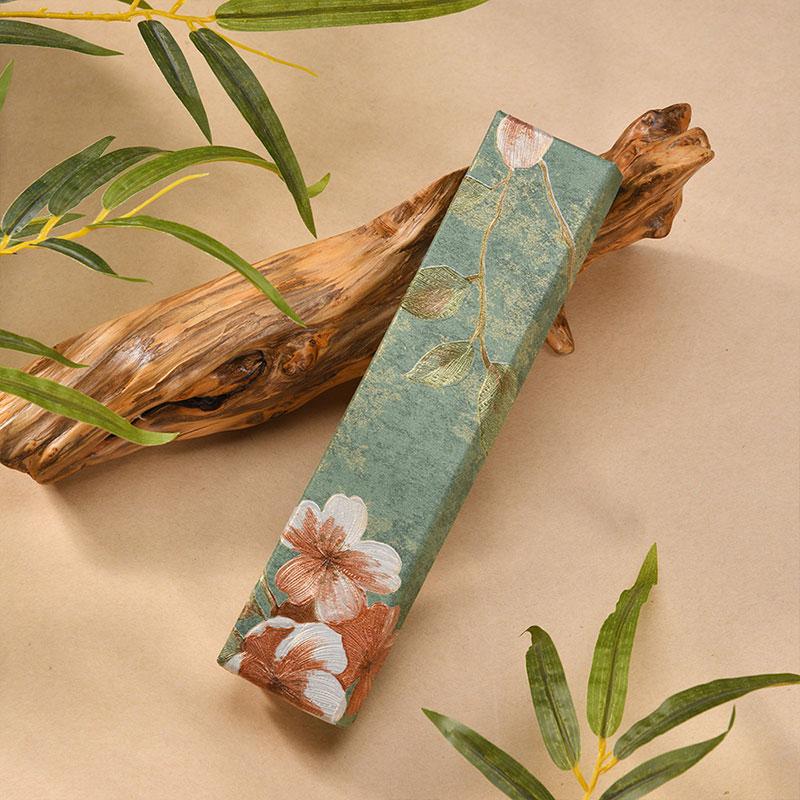 1Pc Rectangle Practical Cardboard Gift Printed Antique Style Packaging Box Hair Accessory Box Jewelry Box