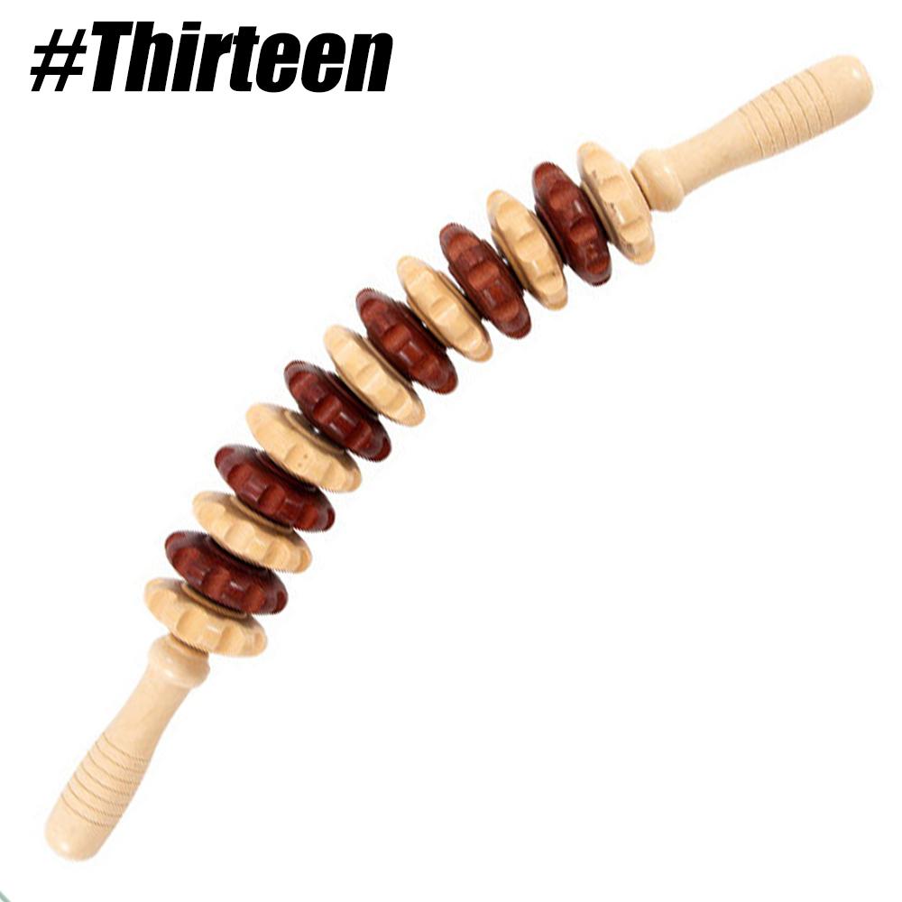 Durable And Safe 1Pc Wood Therapy Massage Toolsmassage Roller Stick Curved Lymphatic Drainage Massager Handheld For Anti Cellulitemuscle Stress