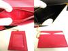 Authentic PRADA Saffiano Black Hibiscus Leather Bifold Long Flap Wallet #a886  Refurbished