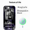 Custodia per Telefono Super Cool Toji Fushiguro Classico Anime Per iPhone 17 16 15 14 13 12 Plus Pro Max Lusso di Alta Gamma Magsafe Pelle di Pecora
