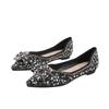 Moda Donna Moda Scarpe Basse Singole Feamle Autunno Scarpe a Punta Mocassini Bassi Suola Morbida Taglie Forti da Donna 35-43 Zapatos De Mujer