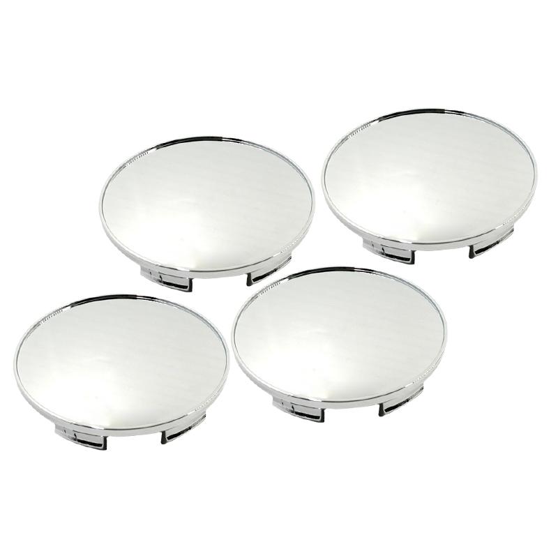 4 Stück 70mm Silber Universal Auto Radnabenkappe Center Felgendeckel ABS