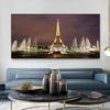 Peisaj Turnul Eiffel London Bridge Vedere la oraș Pictură pe pânză Postere și imprimeuri Artă de perete Poze Decor pentru cameră fără cadru