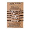 Best Friend Are Sisters for Wish Bracelet/anklet Her Heart-shaped Jewelry Gift