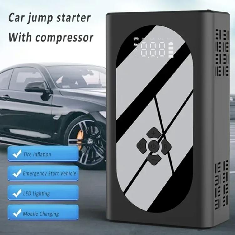 Electrical Intelligent Wireless Tire Inflator Air Compressor for Car Motorbike Tyre Inflatable Pump with Digital Display