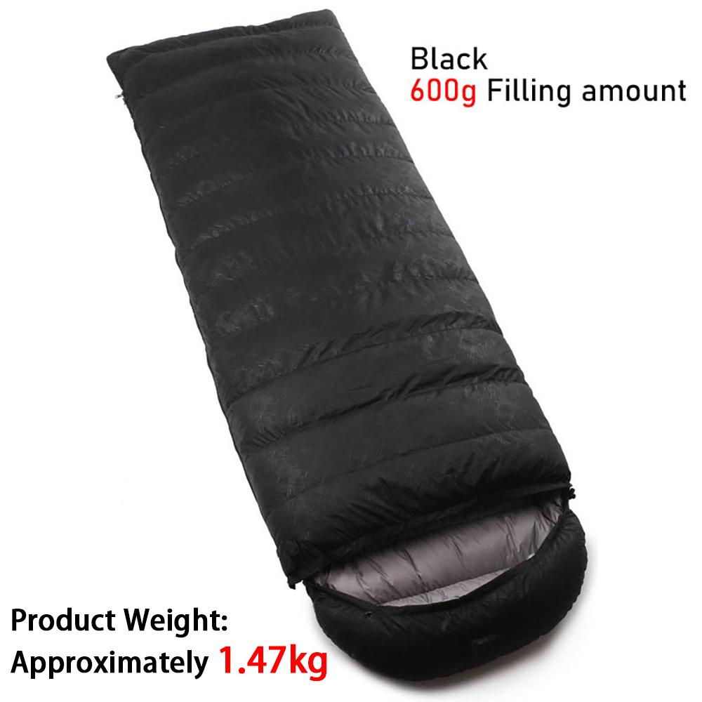 Outdoor Down Sleeping Bag 210cm * 80cm Single Person Thick and Warm Camping Sleeping Bag Can Be Spliced Sleeping Bag