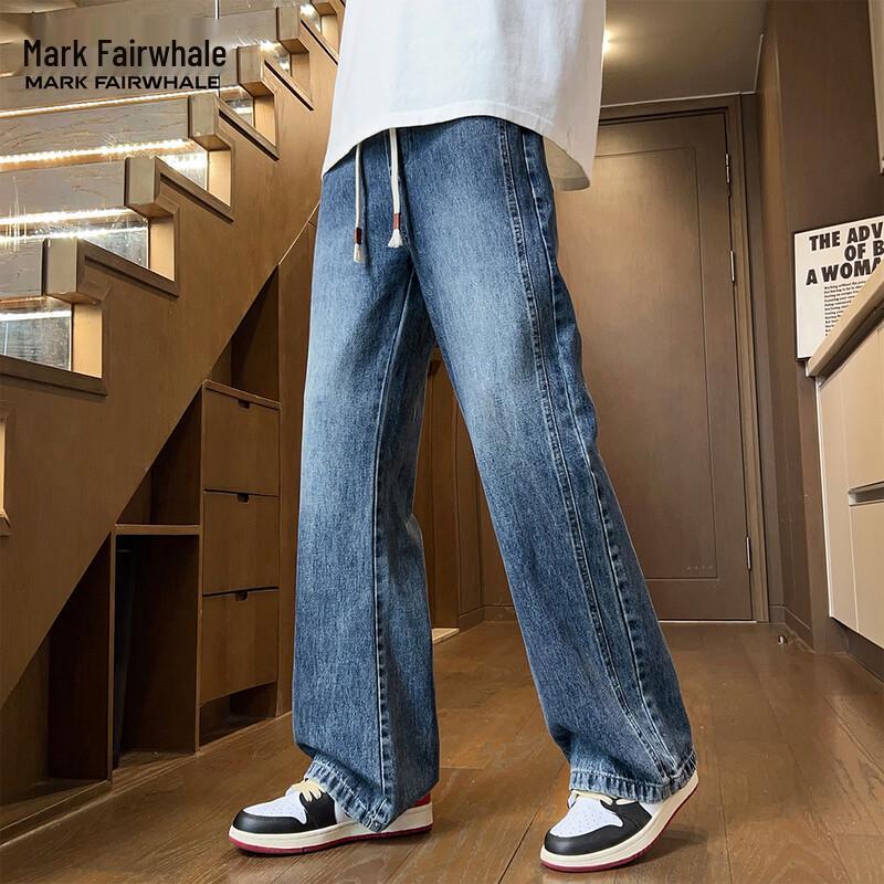 Mark Fairwhale Men s Straight Loose Fit Jeans M