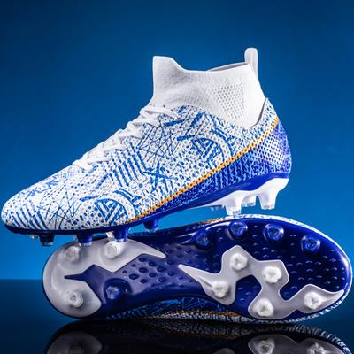 32-46 Kinder Lange Spikes Herren Große Größe Lange Spikes Fußballschuhe Rutschfeste Verschleißfeste TPR Kunstrasen Kinder Lange Spikes Fußballschuhe