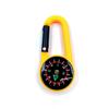 ABS North-Pointing Multifunctional Outdoor Compass Carabiner with Quick-Release Backpack Buckle