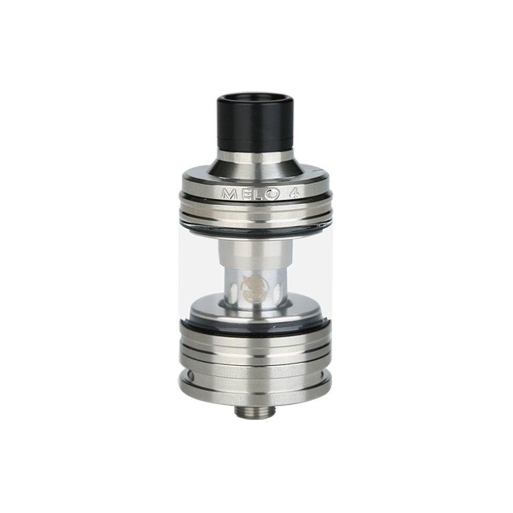 Eleaf Melo 4 Atomizer Diameter Tank with EC2 Series Has Huge Vapor and Good Taste 25mm, Sub-Ohm 4.5ml E-Juice Capacity, (Silver)