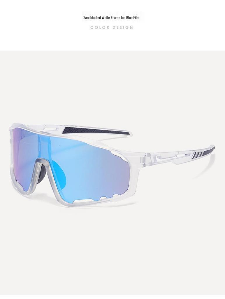Photochromic Unisex Cycling Sunglasses: Windproof & Dustproof Large Frame Goggles