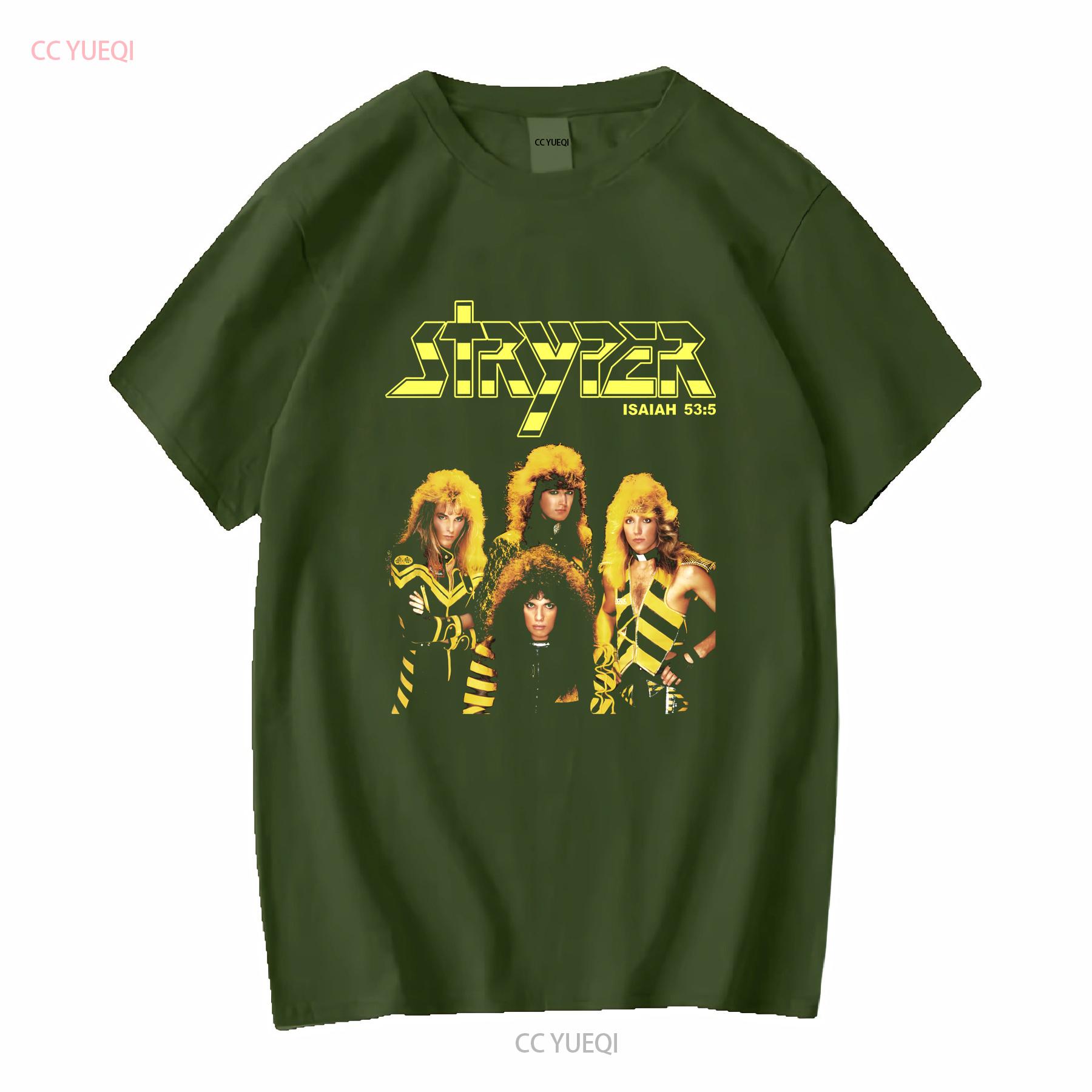 

Stryper T shirt Band Isaiah 53 5 To Hell With the Devil S long or short sleeves vintage Washed Breathable Unisex Versatile S