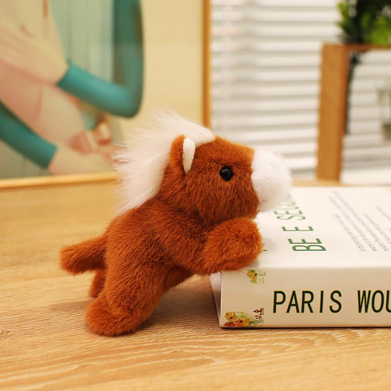 Horse Plush Toy Baby Gift With Pp Cotton For Year Of The Horse Celebration Style F,13cm