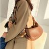 European and American Leather Crossbody Bag, Women's Dumpling Bag, Casual and Versatile Leather Single-shoulder Bag, Underarm Women's Bag