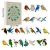 Christmas Advent Calendar Blind Box Animal Pet Series Acrylic Pendant Christmas Tree Decor Surprise Gift 12 Pack