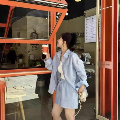 2025 New Summer Women's Lightweight Tencel Sunscreen Shirt & Pants Set