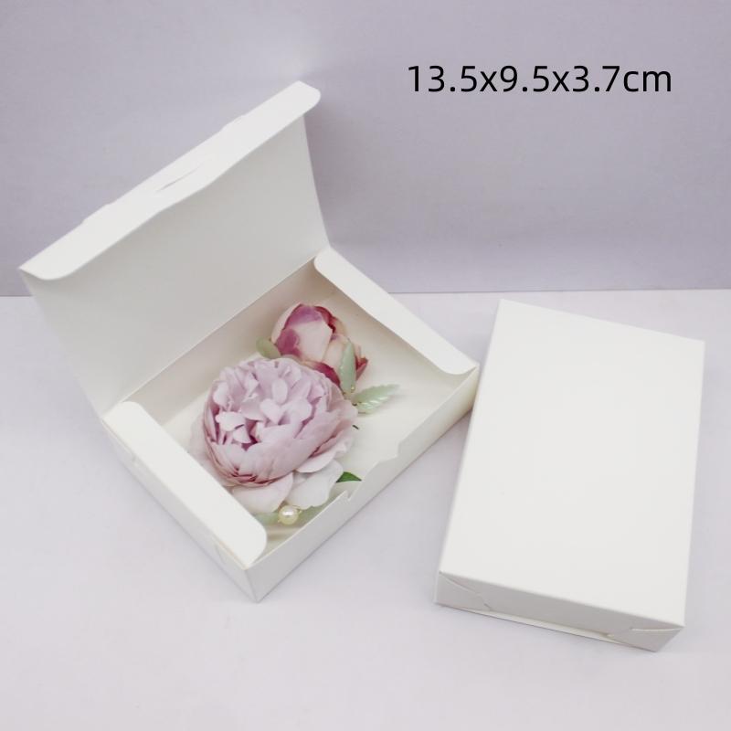 10pcs 13.5x5x3.7cm 12x12x4.5cm white/leather/black gift box, candy gift packaging box