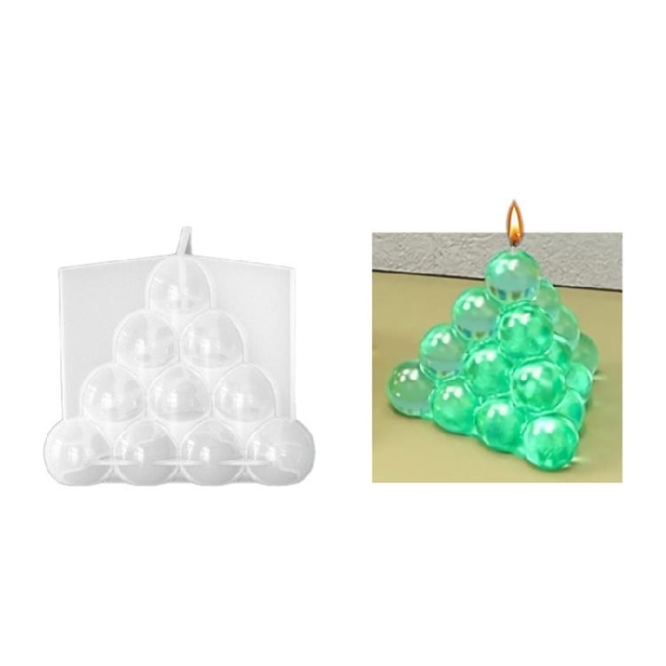 Cylinder Candle Molds 3D Geometric Silicone Molds Candle DIY Casting Mold