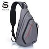 SCIONE Large Capacity Backpack Chest Pack Nylon Zipper Messenger Bags School Modern Shoulder Bag