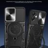 For Samsung Galaxy A06 4G Case TPU + PC Phone Cover with Kickstand , Slide Lens Window